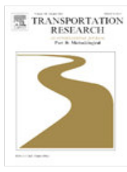 TRANSPORTATION RESEARCH PART B-METHODOLOGICAL