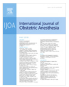 INTERNATIONAL JOURNAL OF OBSTETRIC ANESTHESIAڿ