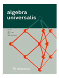 ALGEBRA UNIVERSALISڿ