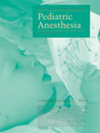 Pediatric Anesthesia封面