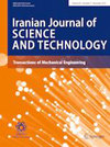 Iranian Journal Of Science And Technology-transactions Of Mechanical Engineering封面